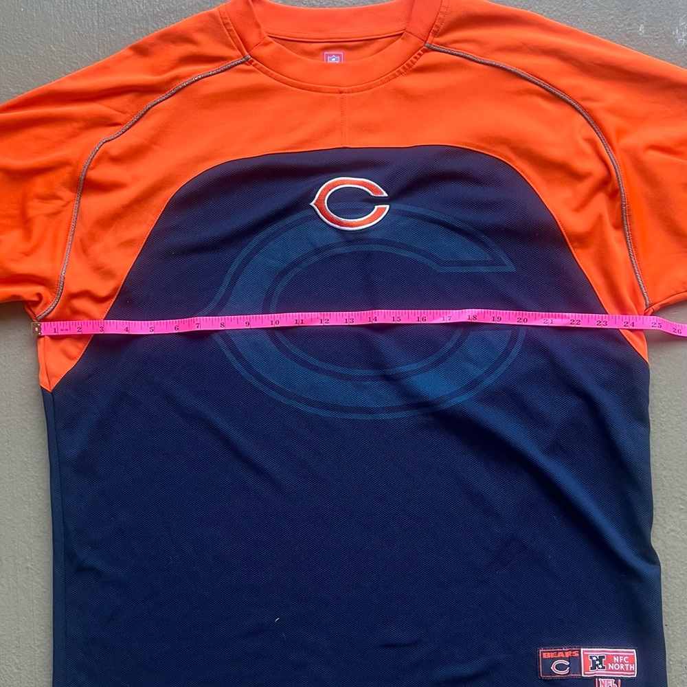 Vintage NFL Chicago Bears Long Sleeve Shirt NFC North Mens Large Embroidered C - Picture 7 of 7